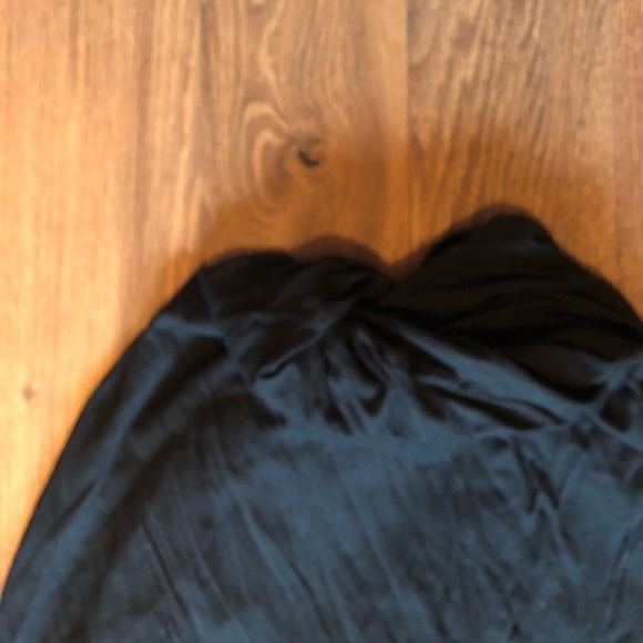 DKNY PURE Asymmetrical Drape Front Jersey Skirt - Picture 4 of 4